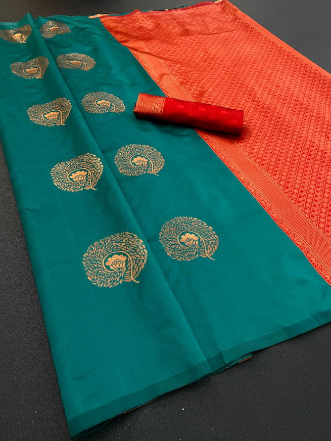 AAB Sell Printed Soft Lichi Silk Non Catalog Sarees Catalog